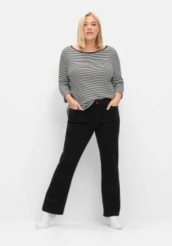 Bootcut Stretch-Jeans mit Bodyforming-Effekt