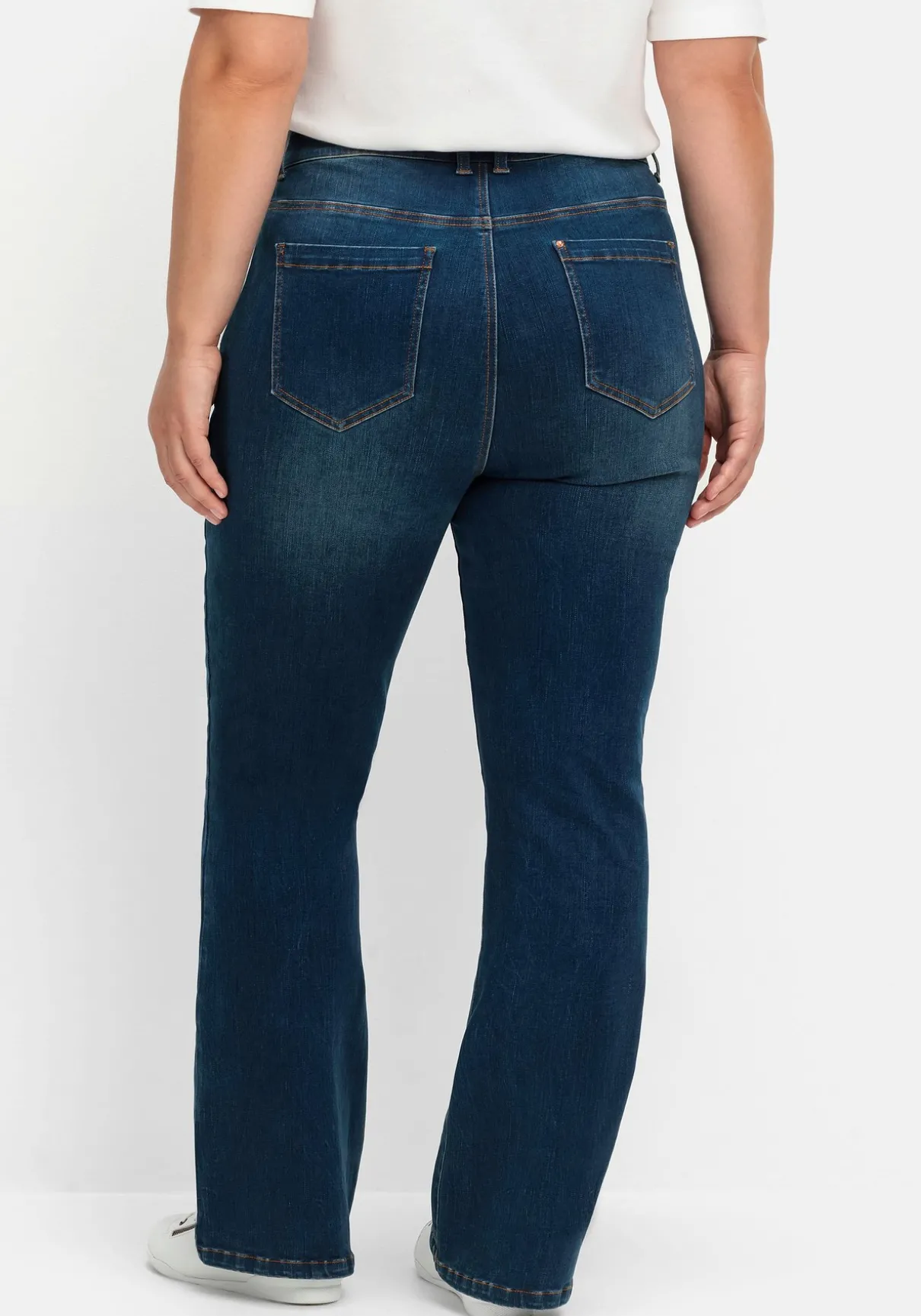 Bootcut Stretch-Jeans mit Bodyforming-Effekt