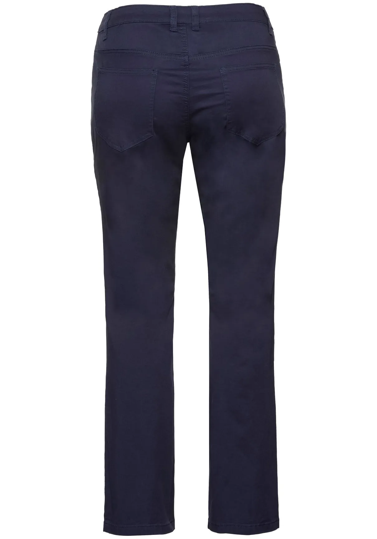 Bootcut-Hose aus elastischem Baumwoll-Twill