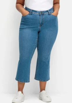 Bootcut-Jeans in 7/8-Länge, Curvy-Schnitt VERENA