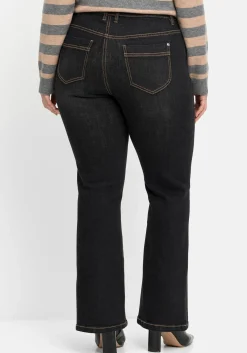 Bootcut-Jeans mit 3D-Catfaces