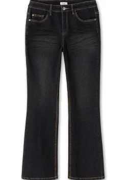 Bootcut-Jeans mit 3D-Catfaces