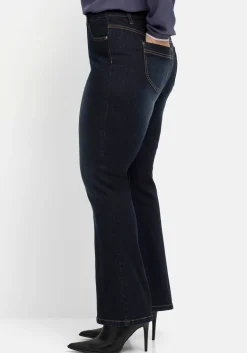 Bootcut-Jeans mit 3D-Catfaces