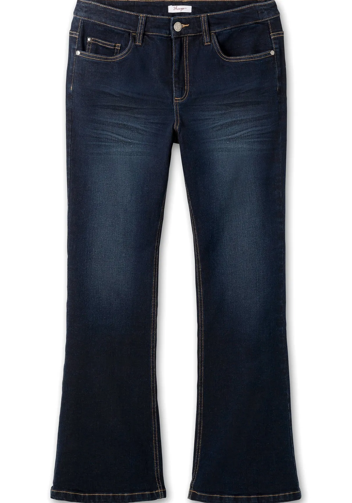 Bootcut-Jeans mit 3D-Catfaces