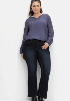 Bootcut-Jeans mit 3D-Catfaces