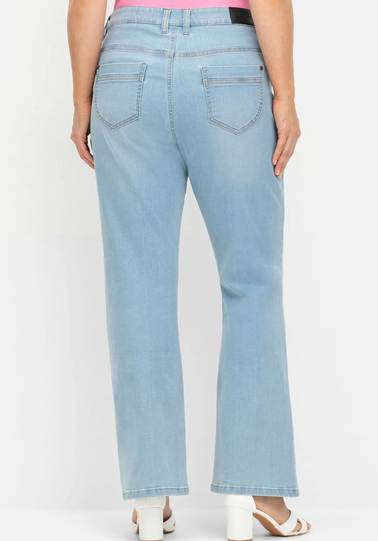 Bootcut-Jeans mit 3D-Catfaces