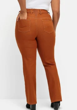 Bootcut-Jeans mit Push-up-Effekt