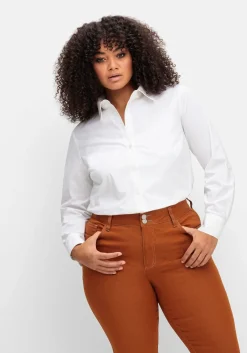 Bootcut-Jeans mit Push-up-Effekt