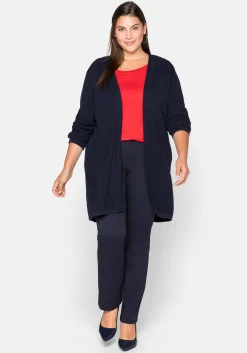 Cardigan aus Grobstrick, in offener Form