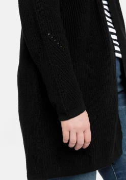 Cardigan aus Grobstrick, in offener Form