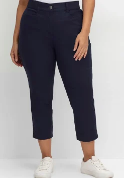 Cargohose in 7/8-Länge, mit Teilgummibund