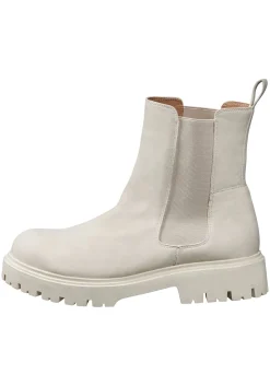 Chelsea-Boots aus Velourslederimitat