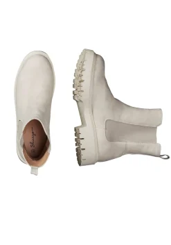 Chelsea-Boots aus Velourslederimitat