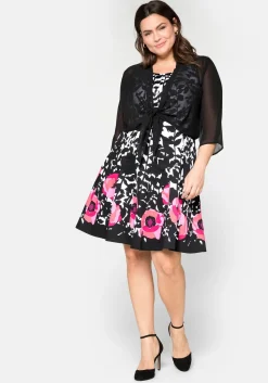 Chiffon-Bolero im Zipfellook