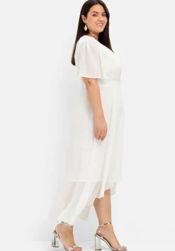 Chiffonkleid im Lagenlook, mit Unterkleid