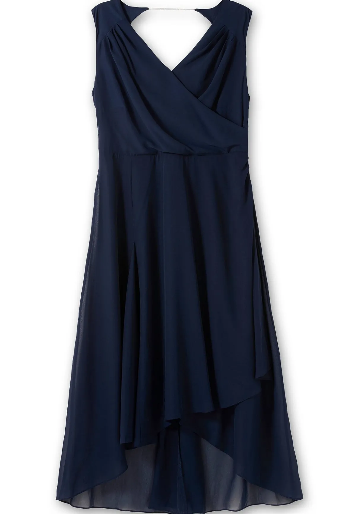 Chiffonkleid in Wickeloptik