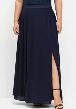 Chiffonrock mit raffiniertem Seitenschlitz