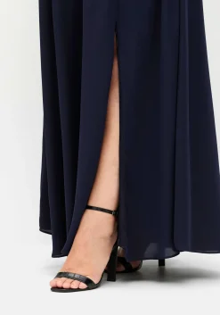 Chiffonrock mit raffiniertem Seitenschlitz