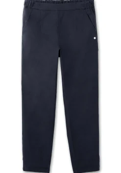 Chinohose mit Schlupfbund, aus weichem Twill