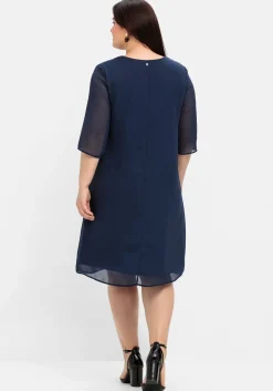 Cocktailkleid im Layerlook, aus Chiffon