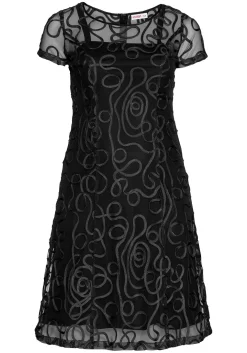 Cocktailkleid mit Zierborten