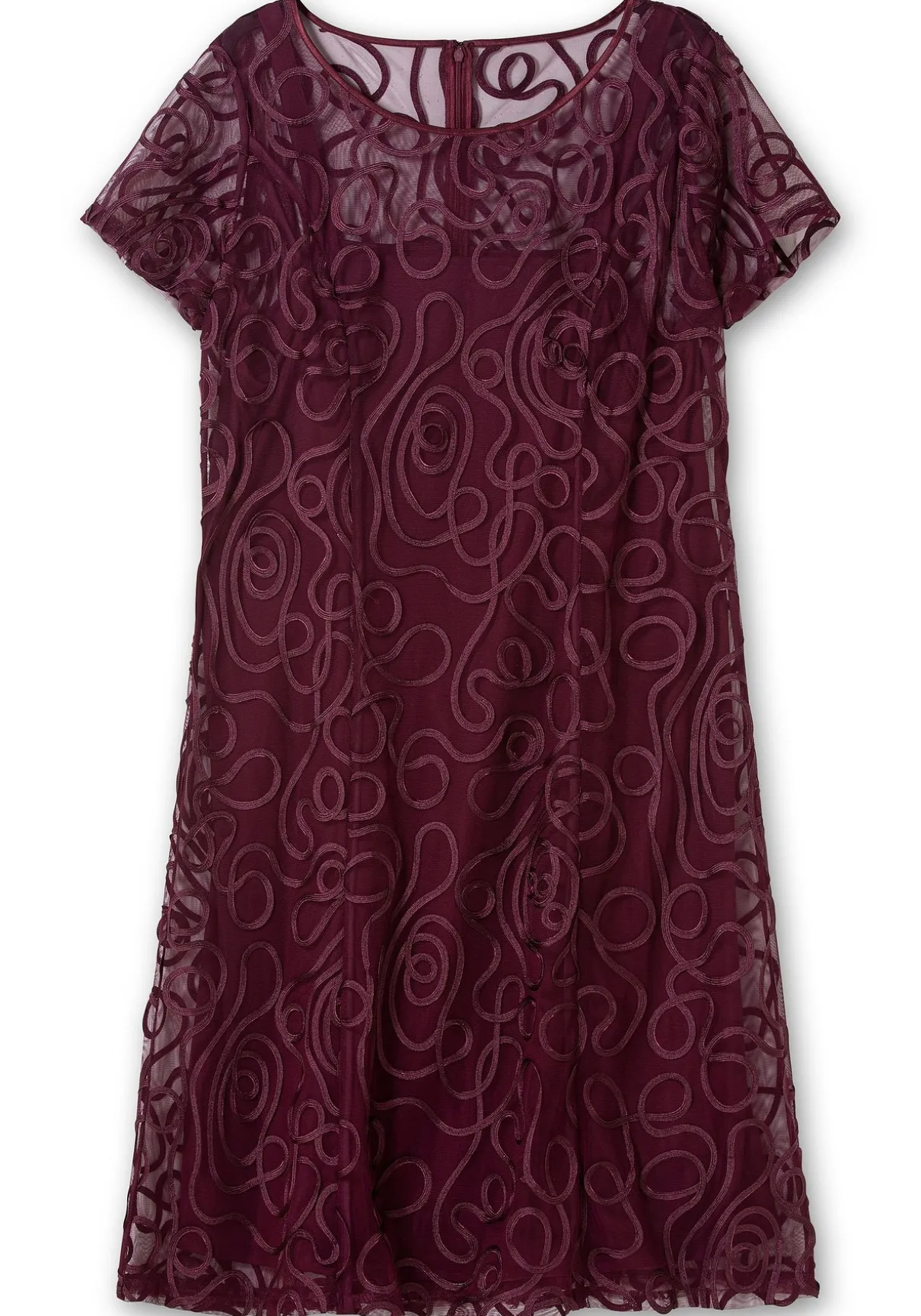 Cocktailkleid mit Zierborten