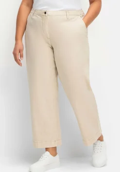 Culotte aus weichem Twill, in gewaschener Optik