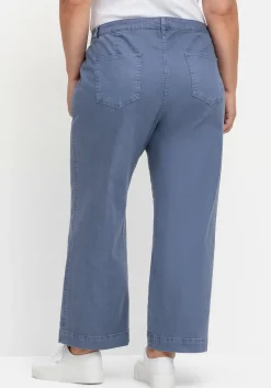 Culotte aus weichem Twill, in gewaschener Optik