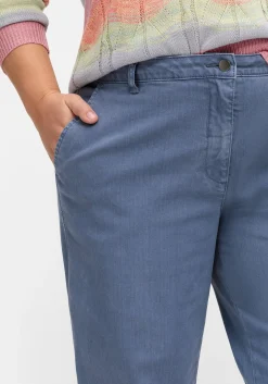 Culotte aus weichem Twill, in gewaschener Optik