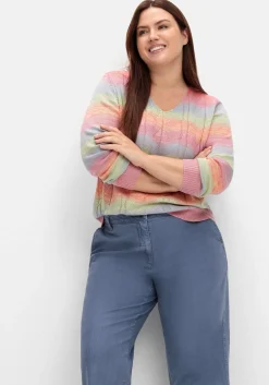 Culotte aus weichem Twill, in gewaschener Optik