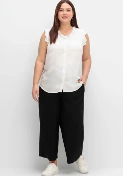 Culotte in Curvy-Schnitt ELLA mit Stoffgürtel