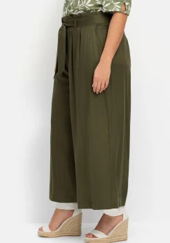 Culotte in Curvy-Schnitt ELLA mit Stoffgürtel