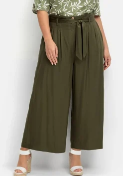 Culotte in Curvy-Schnitt ELLA mit Stoffgürtel