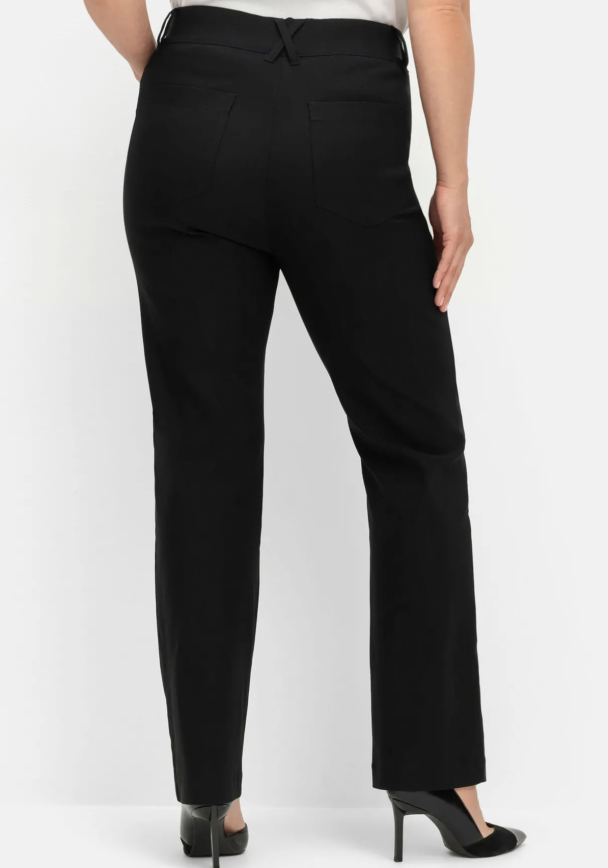 CurvePerfect Hose, mit geradem Bein und Reißverschluss