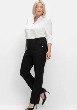 CurvePerfect Hose, mit geradem Bein und Reißverschluss