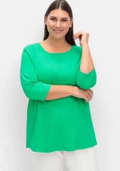 Doppelpack 3/4-Arm-Shirts in leichter A-Linie