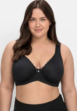 Doppelpack Bügel-BHs mit Spitzenborten