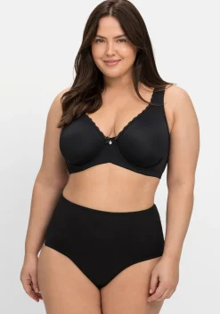 Doppelpack Bügel-BHs mit Spitzenborten