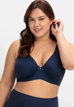 Doppelpack Bügel-BHs mit Spitzenborten