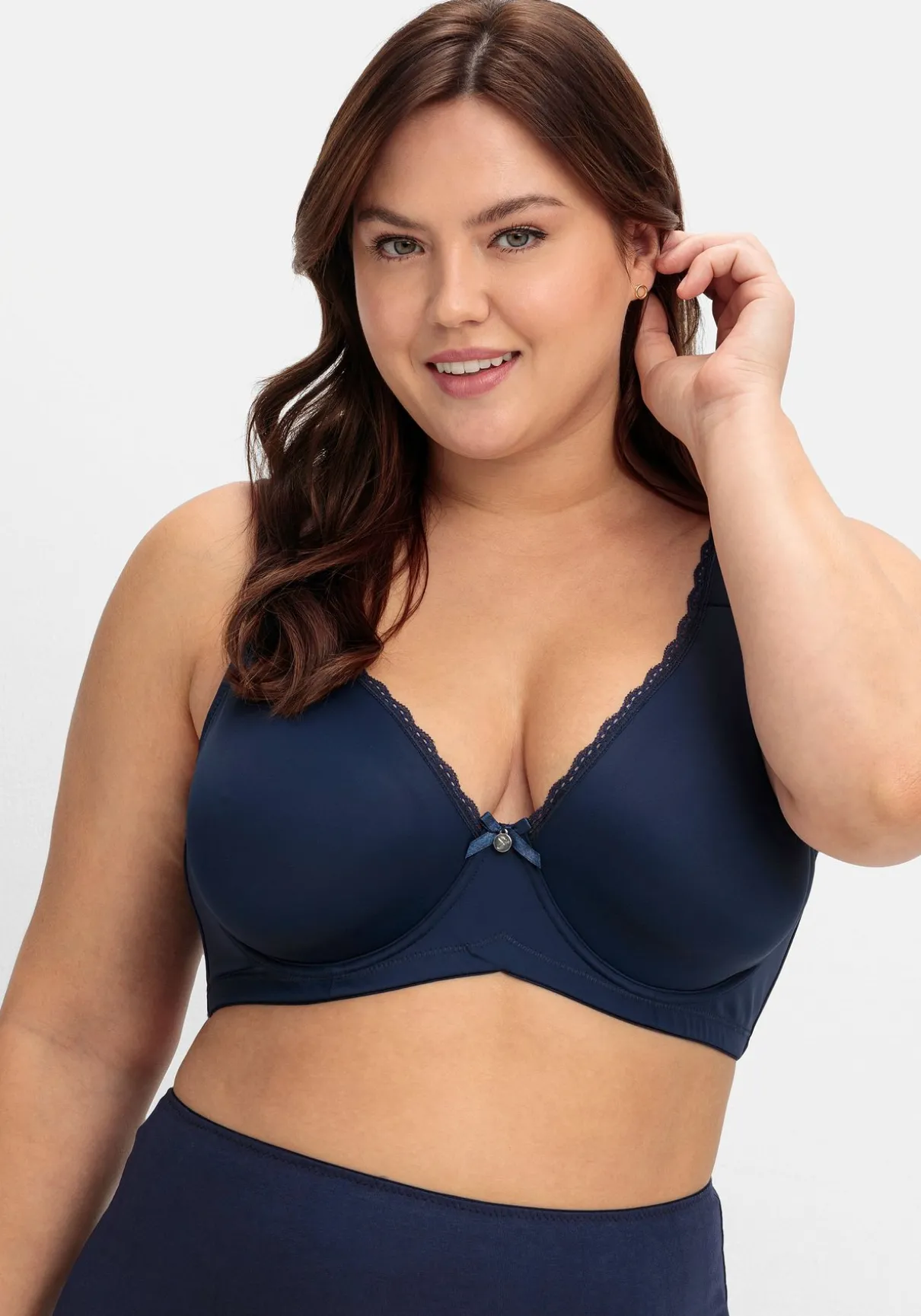 Doppelpack Bügel-BHs mit Spitzenborten