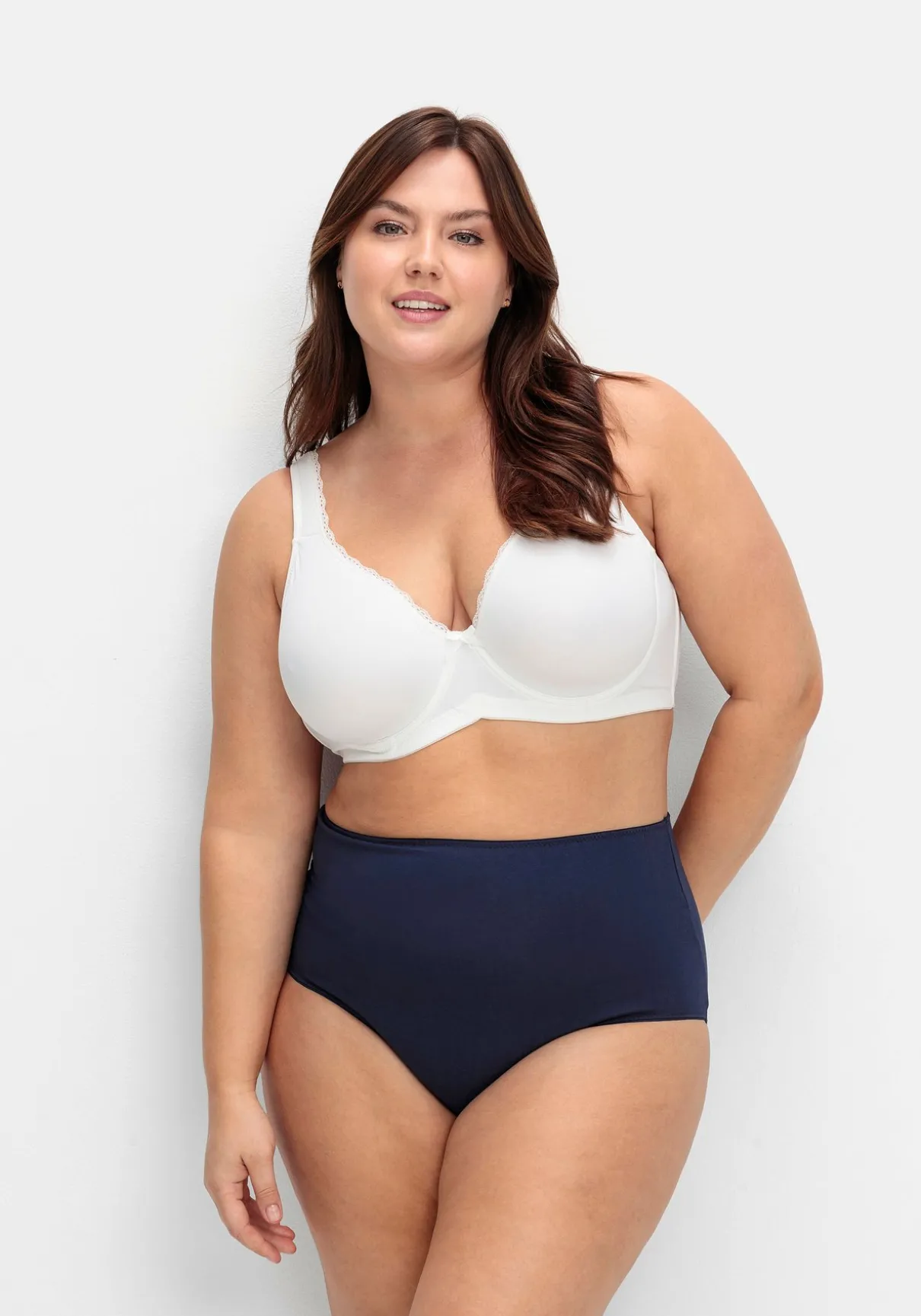 Doppelpack Bügel-BHs mit Spitzenborten