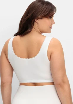 Doppelpack Bustiers mit Spitzenbesatz