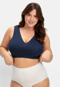 Doppelpack Bustiers mit Spitzenbesatz