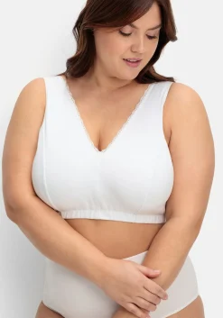 Doppelpack Bustiers mit Spitzenbesatz