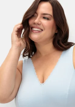 Doppelpack Bustiers mit Spitzenbesatz