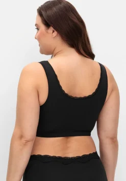 Doppelpack Bustiers mit Spitzenbesatz