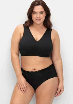 Doppelpack Bustiers mit Spitzenbesatz