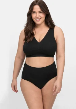 Doppelpack Bustiers mit Spitzenbesatz