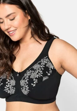 Doppelpack Entlastungs-BHs, mit Stickerei-Spitze