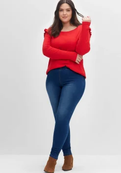 Doppelpack Jeggings mit Kontrastnähten